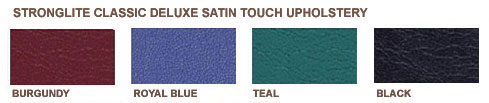 Stronglite Satin Touch Classic Deluxe Reiki Massage Table Package Upholstery Colors